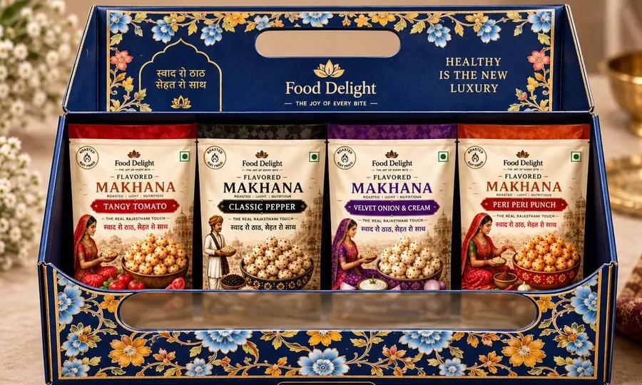 Makhana Flavor Combo (Pack of 4) pouch