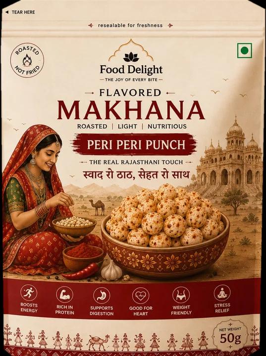 Peri Peri Punch Makhana pouch