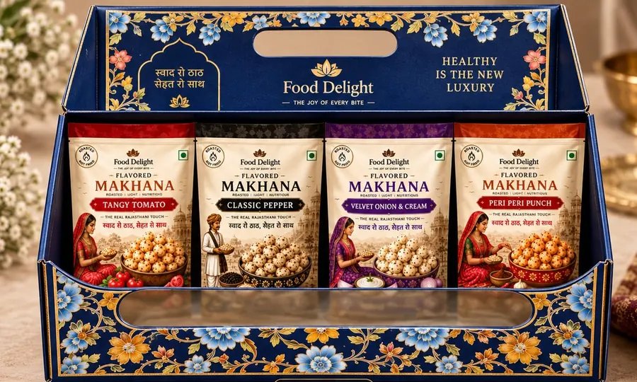 Makhana Flavor Combo (Pack of 4) pouch